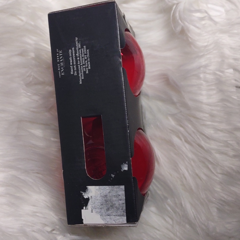 Rae Dunn Mr And Mrs Claus Stemless Glasses - Picture 5 of 6